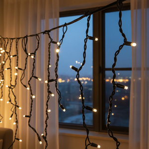 Guirnalda de Luces LED Decorativas IP65 a Prueba de Agua, 220V, Longitud Personalizada, Certificación CE, para Navidad, Exteriores, Patio, Techo - Product Image 1