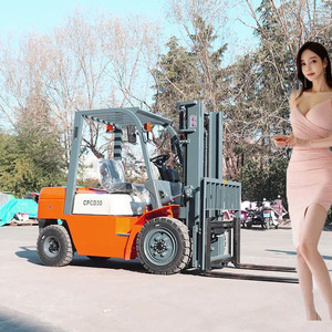 Carretilla elevadora a gas con motor de nuevo diseño Carretilla elevadora Oline de 3,5 toneladas con capacidad de carga de 5 T Transpaleta - Product Image 1