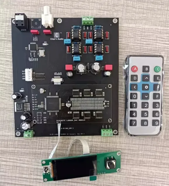 R2R Decoder Board PCM24-bit Discrete Resistance Ladder Positive and Negative DAC Complementary Type