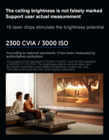 Yeni güzellik Xgimi RS 20 artı 4K üç renkli lazer projektör ev sineması 3000 ISO lümen kontrast 10000:1 UHD akıllı projektör