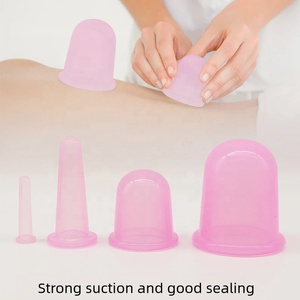 Produtos em Alta: Copos de <span class=keywords><strong>Silicone</strong></span> para Terapia de Ventosaterapia para Massagem Facial e Corporal e Tratamento de Celulite - Product Image 4