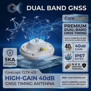 Antena de Sincronización GNSS Impermeable IP67, 40dB de Alta Ganancia, Doble Banda GPS L1 L5, BeiDou <span class=keywords><strong>B1</strong></span> B2a, Galileo, Antena para Exteriores - Product Image 1