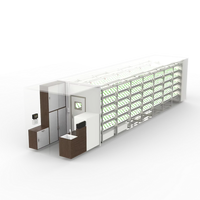 Pro-leaf Grow cabinet Container farm Shipping Container agriculture 20 '/40' ft pour/laitue/chanvre/champignon/fraise