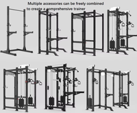 Nouvelle Conception Machine Commerciale de Musculation Multi-Fonctionnelle : Crossover, Smith, Power Cage, Rack à Squat, Gantry Rack – Équipement de Force pour Salle de Sport