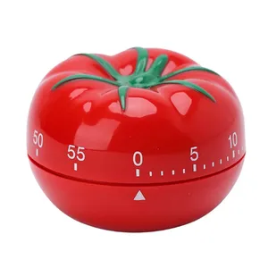 Timer Elettronico a Forma di Pomodoro, Timer <span class=keywords><strong>da</strong></span> <span class=keywords><strong>Cucina</strong></span>, Promemoria, Allarme Meccanico con Conto alla Rovescia, Strumento per Cucinare, Timer per Giochi, <span class=keywords><strong>Orologio</strong></span> - Product Image 3