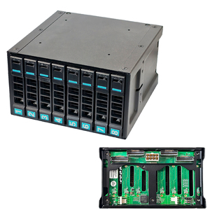 Kotak Ekspansi Penyimpanan Desktop Antarmuka Internal 8-Bay Hot Swappable SSD Cage HY-8WR 8643 - Product Image 2