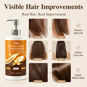 Après-shampoing hydratant ODM aux extraits botaniques et biotine pour le contrôle des pointes fourchues, liquide à rincer, usage quotidien pour femmes, fabrication professionnelle - Product Image 5