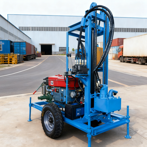Equipo de Perforación Hidráulica Portátil Pequeño, Motor de Bomba de Caja de Cambios para Pozos de Agua, 200m de Profundidad, Alta Eficiencia - Product Image 1