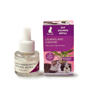 Kit de difusor de feromonas calmante para gatos antiansiedad Natural puro para gatos y perros, recarga calmante - Product Image 2