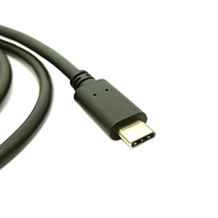 Kabel Data Tipe C USB 3.0 dengan jaket PVC kabel C ke kabel Data untuk penggunaan ponsel