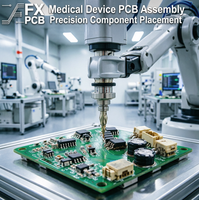 Fabricant de circuits imprimés médicaux (PCBA) Classe 3 IPC ISO13485, assemblage clé en main de cartes de circuits imprimés, test fonctionnel AOI par rayons X pour l'électronique de santé