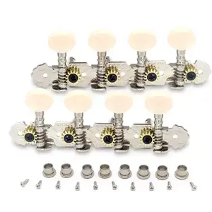 4R4L Máquina Cabeça Tuner 8 Cordas Guitar Tuning Pegs para Bandolim Guitar Conjunto de 2