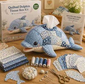 Boîte à mouchoirs et support en peluche animaux marins style chinois, best-seller transfrontalier, pour loisirs créatifs DIY - Product Image 6