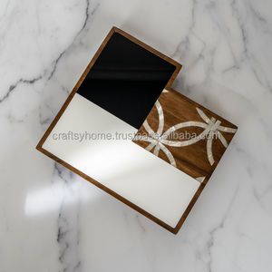 ถาดไม้ก้างปลาทำด้วยมือล่าสุดมีการออกแบบฝังกระดูกในอินเดียปรับแต่งขนาดที่ดีที่สุดลาเวนเดอร์เบนโซอินสำหรับศาสนา - Product Image 1