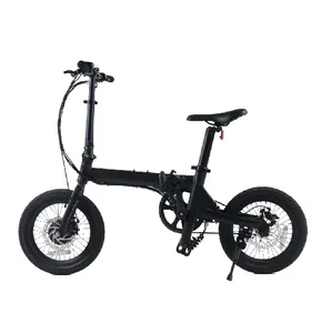 热卖1速可折叠电动自行车16英寸E成人儿童折叠城市自行车