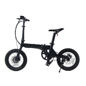 Vélo électrique pliable à une vitesse, système électronique intégré, <span class=keywords><strong>moteur</strong></span> <span class=keywords><strong>de</strong></span> moyeu avant, cadre en alliage d'aluminium, 16 pouces, E-pliable, vente chaude - Product Image 1