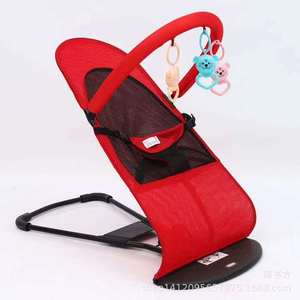 Baby Rocking Chair Pillow Style 25kg Load Capacity For 6-12 Months 1-3 Years Unisex Metal Frame Soothing Recliner - Product Image 5