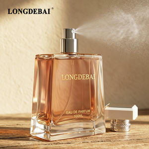 Flacon de parfum carré vide personnalisé 2026 certifié CE 50ml 100ml, flacon de parfum en verre transparent avec pulvérisateur à sertir et bouchons en plastique - Product Image 3