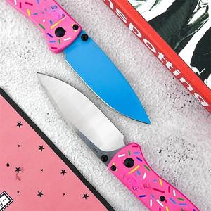 Cuchillo plegable BM 535 Donut, hoja de acero inoxidable D2, mango G10, EDC, para acampar al aire libre, caza, herramientas de corte y supervivencia, regalo de Navidad - Product Image 2