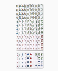 Tuiles <span class=keywords><strong>de</strong></span> mahjong en acrylique Tesnitech personnalisées <span class=keywords><strong>de</strong></span> luxe à 4 couches, 160 pièces |   <span class=keywords><strong>Jeu</strong></span> <span class=keywords><strong>de</strong></span> Mahjong américain gravé en écaille <span class=keywords><strong>de</strong></span> tortue verte et bleue, modèle Hunan G01 - Product Image 5