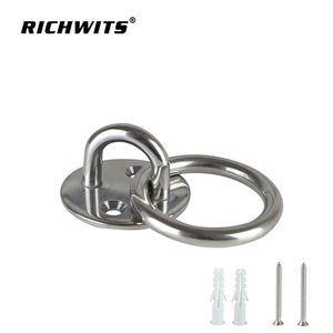 Ojo <span class=keywords><strong>de</strong></span> Anclaje Redondo <span class=keywords><strong>de</strong></span> Acero Inoxidable 304 <span class=keywords><strong>de</strong></span> 5mm, 6mm, 8mm con Anillo para Yate, RV, Toldo, <span class=keywords><strong>Hamaca</strong></span>, Columpio, Herrajes <span class=keywords><strong>de</strong></span> Suspensión - Product Image 2