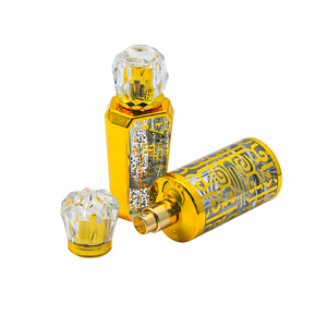 Trung Đông Dubai Ả Rập Đa Giác 30Ml 50Ml Nước Hoa Hương Thơm Chai Tinh Dầu Chai Thủy Tinh Với Vàng Phun Bơm Và Nắp - Product Image 5