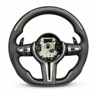 Volant de voiture personnalisé en cuir et fibre de carbone pour M3 M5 E90 E70 E72 E84 E82 E87 E53 F10 F20 F30
