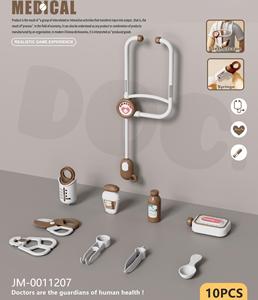Coffret de jeu de rôle médical pour enfants, médecin et infirmière, hôpital, médicaments, jeu d'imitation, jouet en plastique avec son et lumière, stéthoscope, fonctionne sur piles - Product Image 6