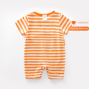 Ropa de Bebé Recién Nacido 100% Algodón, Mono de Manga Corta con Estampado de Pingüino y Zorro, <span class=keywords><strong>Pijama</strong></span> para Bebé, Venta al Por Mayor OEM/ODM - Product Image 6