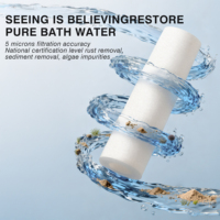 YUSON P1289 Abs Télescope Voyage Portable Filtre Mini Pommeau De Douche avec Système De Filtration D'eau