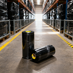 Pudi 500mm PE/LLDPE Film étirable en polyoléfine douce et brillante de qualité alimentaire étanche à l'humidité et antistatique largeur de 30cm - Product Image 4