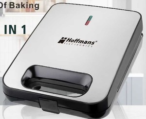 Machine à sandwich Hoffmans HM-3021 3 en 1, 1400W, 220V, gaufrier électrique, presse à panini antiadhésive pour le petit-déjeuner en famille - Product Image 1