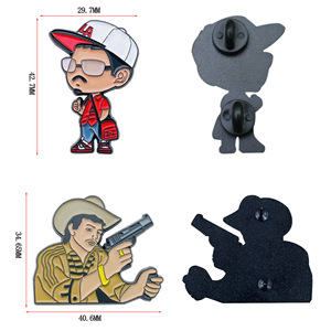 Alloy Cartoon Hat Pin Badge Fashion <b>Accessory</b> Baseball Cap Decoration Metal Enamel Pin For Hats And Clothes - Product Image 5
