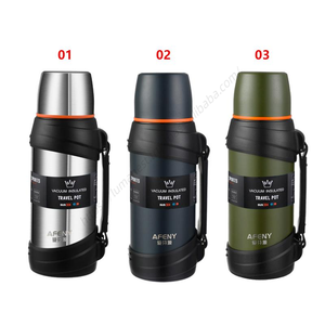 Botella de Agua Deportiva Portátil CL042 al por Mayor, de Gran Capacidad, de Acero Inoxidable, Aislada al Vacío, Mantiene el Frío y el Calor, Termo - Product Image 1