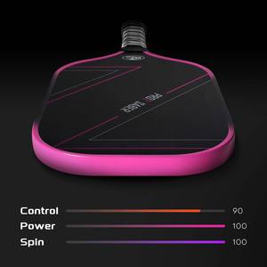 Paleta de Pickleball de Fibra de Carbono T700 de Alto Rendimiento, sin Bordes, Portátil, con Núcleo de Panal, Personalización OEM al por Mayor, GEN3/GEN4 - Product Image 5