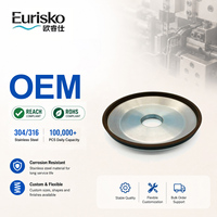 Meule CBN pour machine à rectifier verticale, outil abrasif de finition de surface de précision pour acier trempé