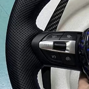 Accesorios LED para Volante de Automóvil de Fibra de Carbono Azul para <span class=keywords><strong>BMW</strong></span> M2 M3 M4 M5 F80 F10 F30 F18 F20 F36 F15 F90 F18 E90 E71 - Product Image 4
