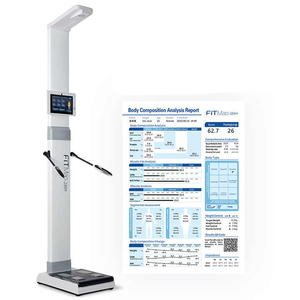 Venta directa de fábrica Máquina de composición corporal ultrasónica BMI Báscula de pesaje humano digital única - Product Image 3