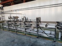 Machine automatique de pressage pneumatique à 6 rangées pour la fabrication de tofu et de fromage, type marche, pour la production de tofu et de fromage secs