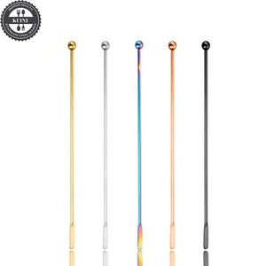 Cuillère à cocktail en acier inoxydable, idéale pour les professionnels et l'usage domestique, un cadeau pratique pour mélanger les boissons - Product Image 1