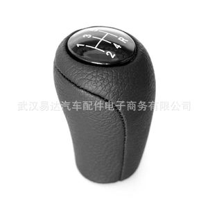 Pomo de palanca de cambios de cuero negro para coche, 5 y 6 velocidades, cambio manual, para Mazda Serie 3 2006-2012, diseño ergonómico - Product Image 4