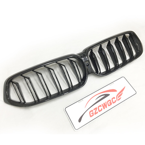 Kisi depan gaya <span class=keywords><strong>M</strong></span> serat karbon untuk BMW 6 Series G32 GT LCI Sedan 2021 + kisi tengah Bumper depan - Product Image 2