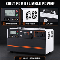 Yüksek Kapasiteli 3120Wh 1500W Taşınabilir Güç İstasyonu, UPS Hızlı Şarj Özelliğiyle Şebeke Dışı Kamp Seyahatleri Acil Durumlar Ev Yedeklemesi için