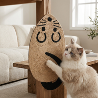 Jouet pour animaux de compagnie, griffoir anti-rayures pour chat, fournitures pour chatons, griffoir en lin résistant à l'usure, griffoir pour chat, planche à griffer pour chat