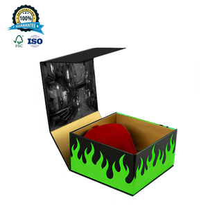 FUSSEN, elegante, personalizado, de 5 piezas paquete plano, caja de tapa con solapa magnética, logotipo personalizado para sombrero Fedora y gorras <span class=keywords><strong>Dandy</strong></span> Haya Club - Product Image 3