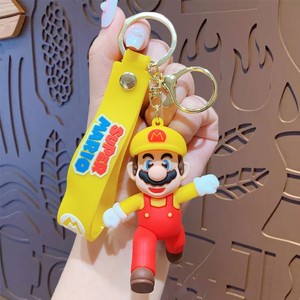 Llavero de Silicona con Formas de Dibujos Animados Favoritos de los Niños - Llaveros Personalizados al por Mayor de <span class=keywords><strong>Mario</strong></span>, <span class=keywords><strong>Luigi</strong></span>, Peach y <span class=keywords><strong>Wario</strong></span> con Accesorios de Regalo - Product Image 6