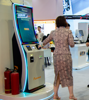 FUNOVA Borne de Recharge Sans Espèces et Distributeur de Cartes de Jeu 32 Pouces pour Parcs d'Attractions et Centres de Divertissement Familial (FEC)