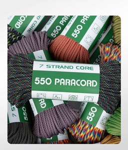 Paracord 550 (Série C) 7 brins, diamètre 4 mm, résistance 550 lb, lot <span class=keywords><strong>de</strong></span> 31 mètres, corde <span class=keywords><strong>de</strong></span> <span class=keywords><strong>survie</strong></span> pour tressage et attache, équipement <span class=keywords><strong>de</strong></span> plein air - Product Image 2