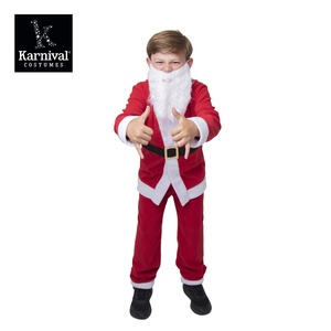 Odm Hele Sale Deluxe Kerst Santa Boy Jurk Kostuums Voor Jongens Voor Kinderen Feestelijke Outfits - Product Image 4
