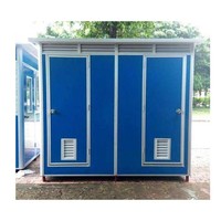 Cabine de toilette mobile portable à unité unique de style moderne pour les chantiers de construction WC mobile extérieur en provenance de Chine Disponible à la vente